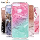 Чехол для Honor 7C, чехол для Huawei Honor 7C, чехол на заднюю панель из мягкого ТПУ с диагональю 5,7 дюйма, чехол для Huawei Honor 7C, мраморные чехлы для телефонов