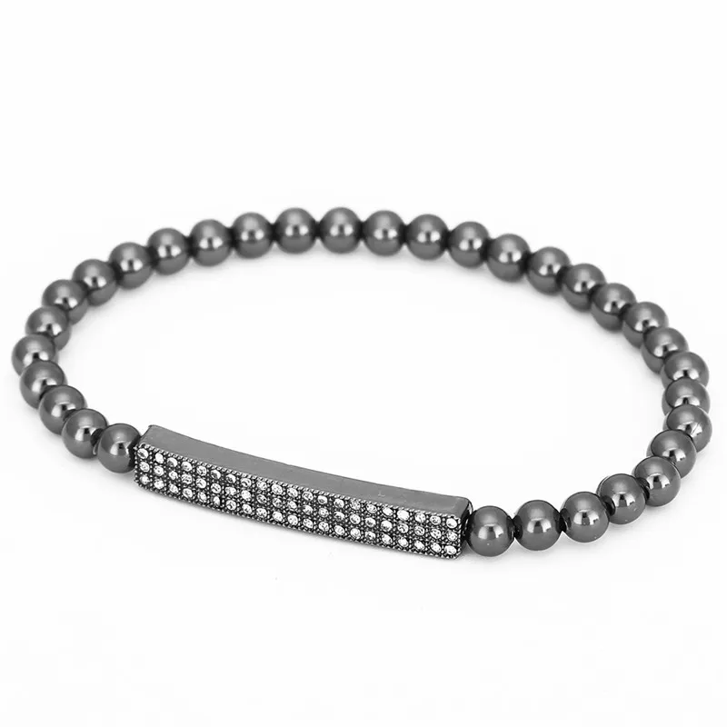 Женский и мужской браслет с подвесками NADEEM микро инкрустацией из фианита ручной