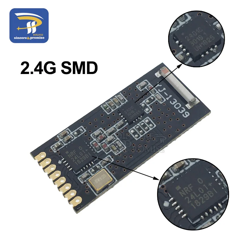 SMD GT-24 1 Набор 2,4G 1100 метров дальние расстояния NRF24L01+ PA+ LNA беспроводной приемопередатчик коммуникационные модули с антенной