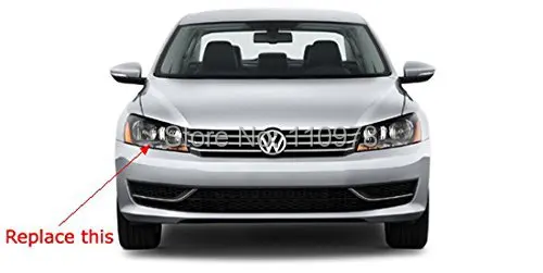 2 шт. Новейшие Белые 48 SMD 3014 отражатель 7440 T20 светодиодный ные лампы для Volkswagen B7 Passat