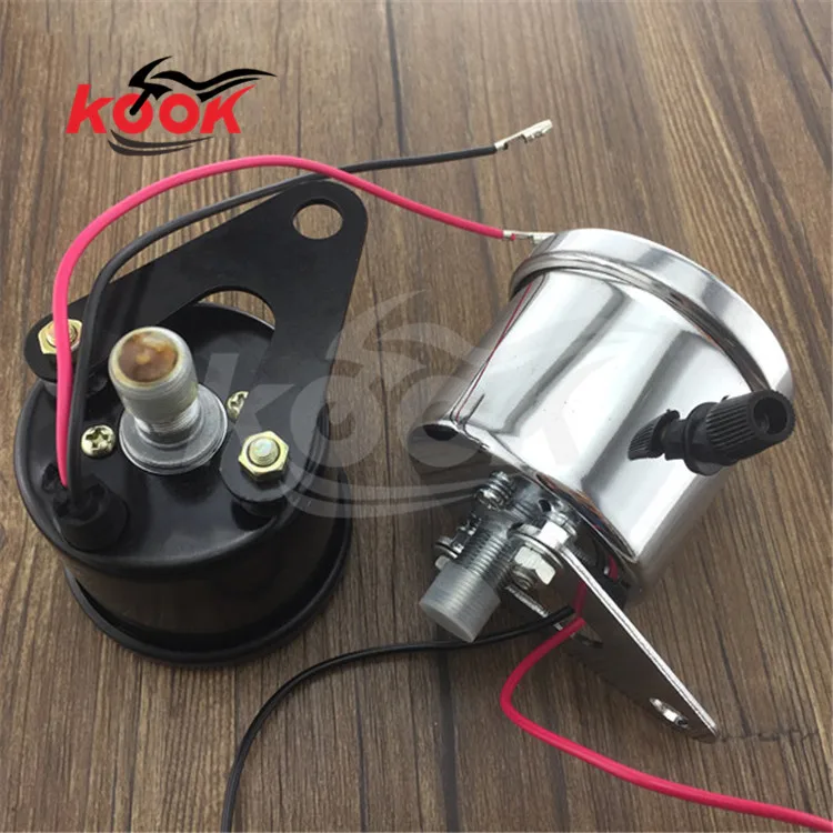 Белое освещение Универсальный мотоцикл двойной одометр спидометр датчик