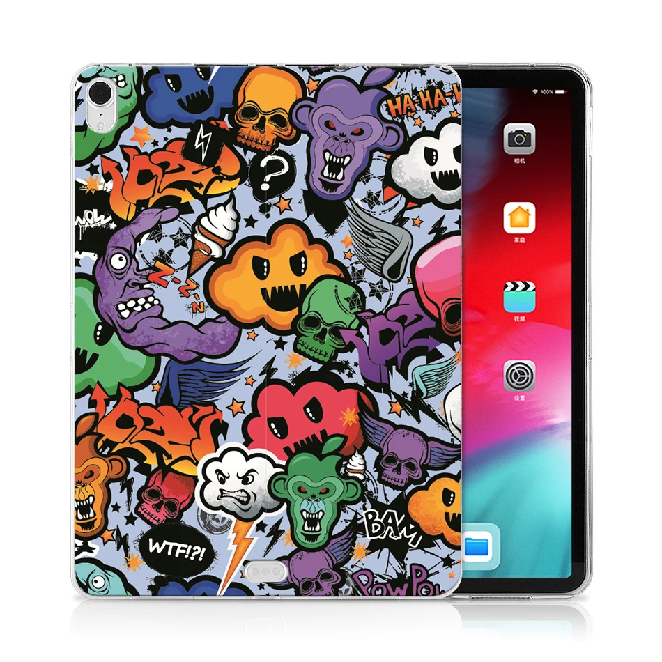 IP05 MTT Мягкий силиконовый чехол ТПУ для iPad Pro 12,9 дюйма тонкий прозрачный чехол-накладка планшет для надписей чехол A1895 A1983 A1876 A2014 - Цвет: IP05