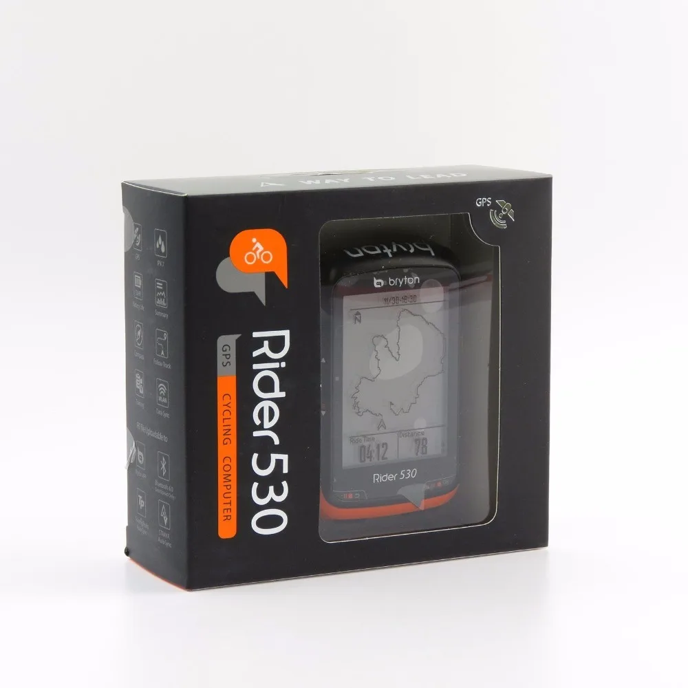 Велосипедный компьютер Bryton Rider 530 с GPS и удлинителем ANT + двойной датчик частоты