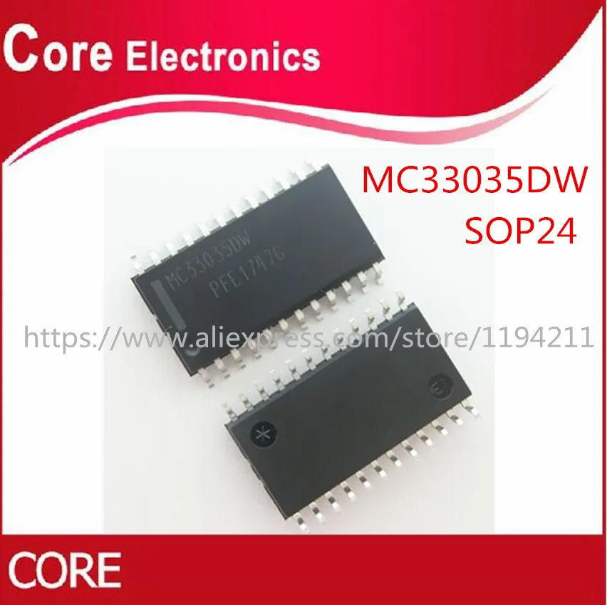 50 шт. MC33035DW SOP24 MC33035 SOP SMD новый|Интегральные схемы| |