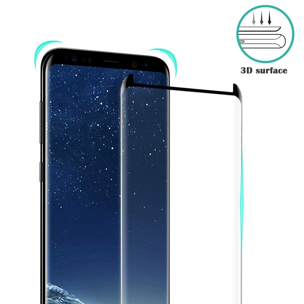 Для samsung Galaxy S 6 S6 Edge S7 S8 Plus закаленное стекло 3D изогнутая поверхность полное покрытие Защитная пленка для экрана S7 Edge