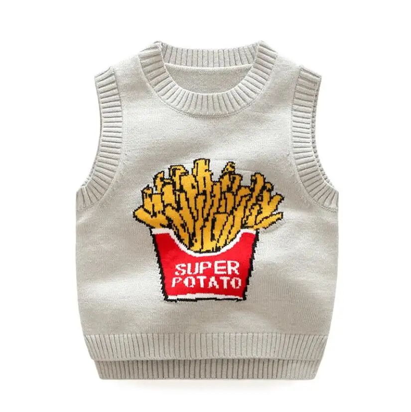 Жилет для маленьких мальчиков новинка 2018 года детский жилет с картофельными
