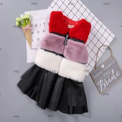 Новинка 2018 верхняя одежда осенне-зимний жилет для малышей зимняя девочек детский