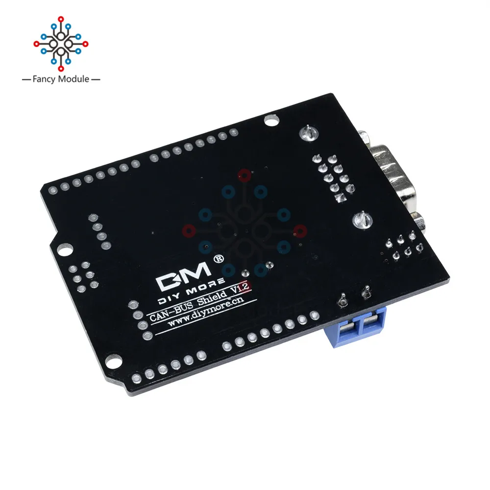SPI MCP2515 EF02037 подключению CAN-шины щит контроллер SPI 9 контактов Стандартный Sub-D плата расширения Модуль DC 5 V-12 V высокоскоростной для Arduino
