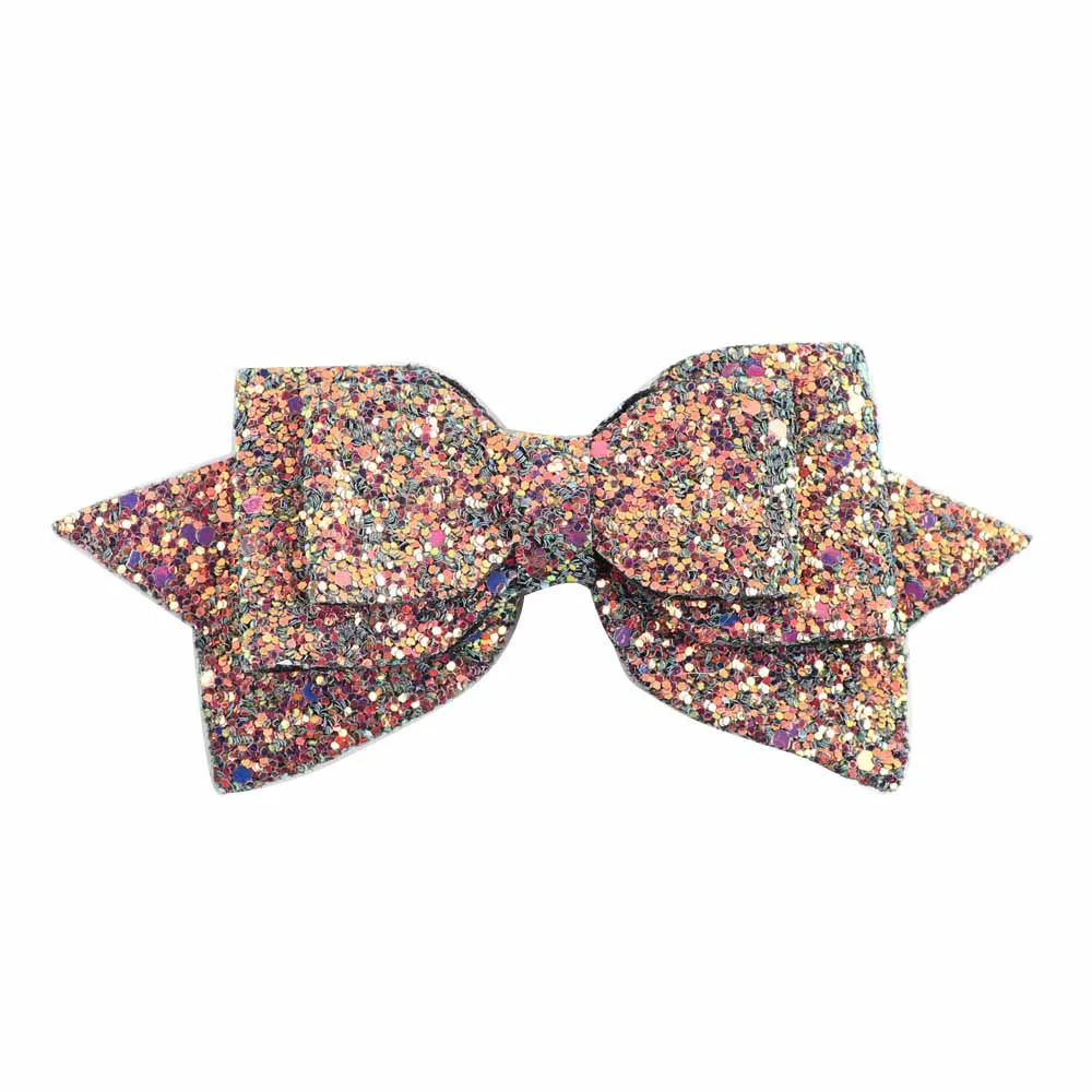 hairbow 2 1 ярд 3''75мм блестящая Яркая блестящая лента, мягкая ткань, Подарочная посылка, ручная работа, материал, сделай сам, бант для волос, аксессуары - Цвет: hairbow 2