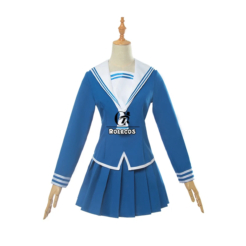 ROLECOS Anime Fruits Basket Cosplay Costume Tohru Honda Cosplay Uniform JK Girl School Uniform Women Sailor Costume Top Skirt