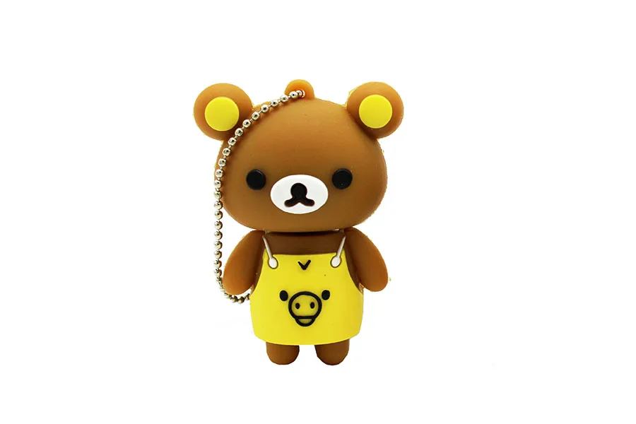 TEXT ME милый картонный медведь модель usb флэш-накопитель 4 ГБ 8 ГБ 16 ГБ 32 ГБ 64 ГБ флешка, подарок usb 2,0