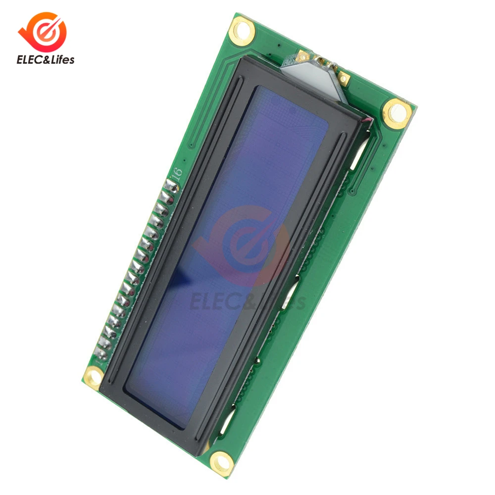 I2C SPI серийный ЖК-дисплей 1602 1602 ЖК-дисплей модуль экрана Подсветка Дисплей 16*2 символа I2C плата адаптера модуль 1602 ЖК-дисплей 5V для Arduino