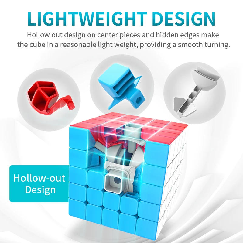 Новый MoYu 5x5x5 cubing класс meilong магический скоростной кубик stickerless профессиональные