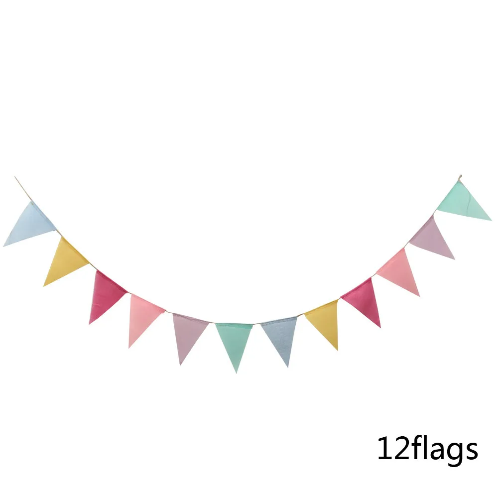 

Colorful Flag linen type cloth Reusable Flag decor Wedding Party Decoration