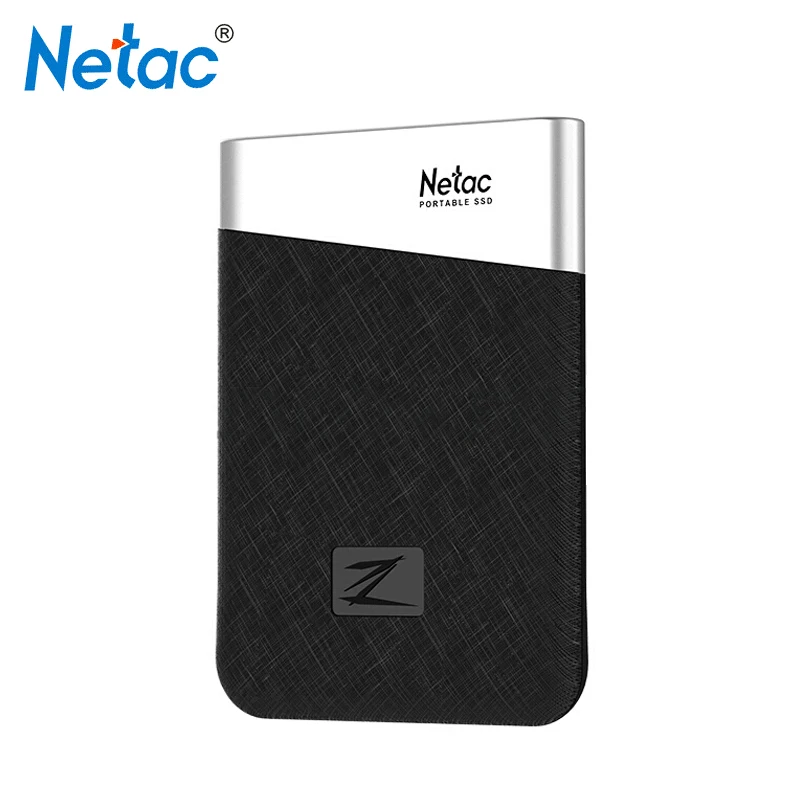 Черный Netac Z6 портативный SSD мини внешний твердотельный накопитель 240 ГБ 480 ГБ 960 ГБ type-c USB3.1 Супер Скоростной для настольного ноутбука - Цвет: Черный