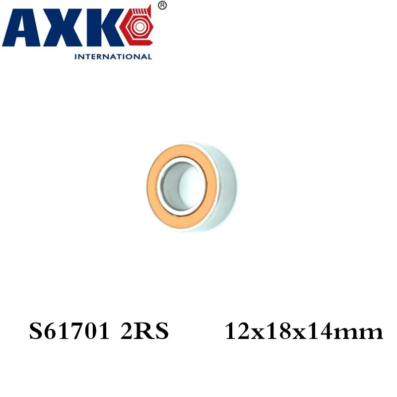 Axk 12x18x4 S61701 2rs Cb/S6701 Cb Abec7 12x18x14 мм Гибридный Керамический шарикоподшипник из