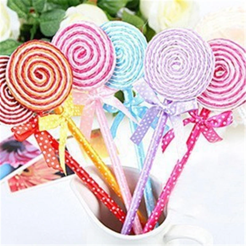 6 шт. милый подарок шариковая ручка на палочке сувениры украшения день рождения