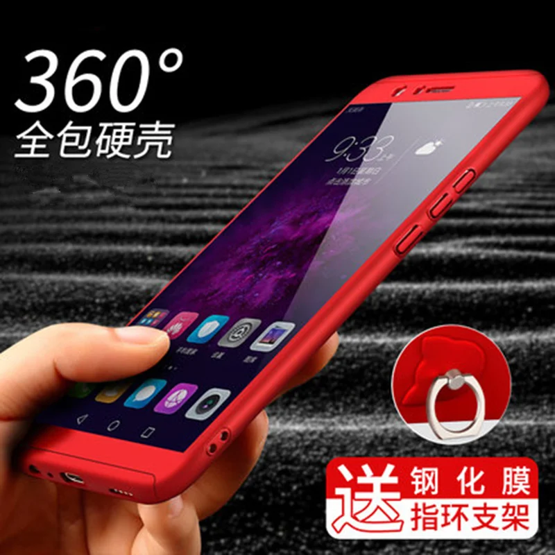 KIYLCZXYCM For Huawei Nova 2S Case 6.0&quot360 Degree Full Cover Luxury PC Protective Phone Back Nova2S +Glass Film |