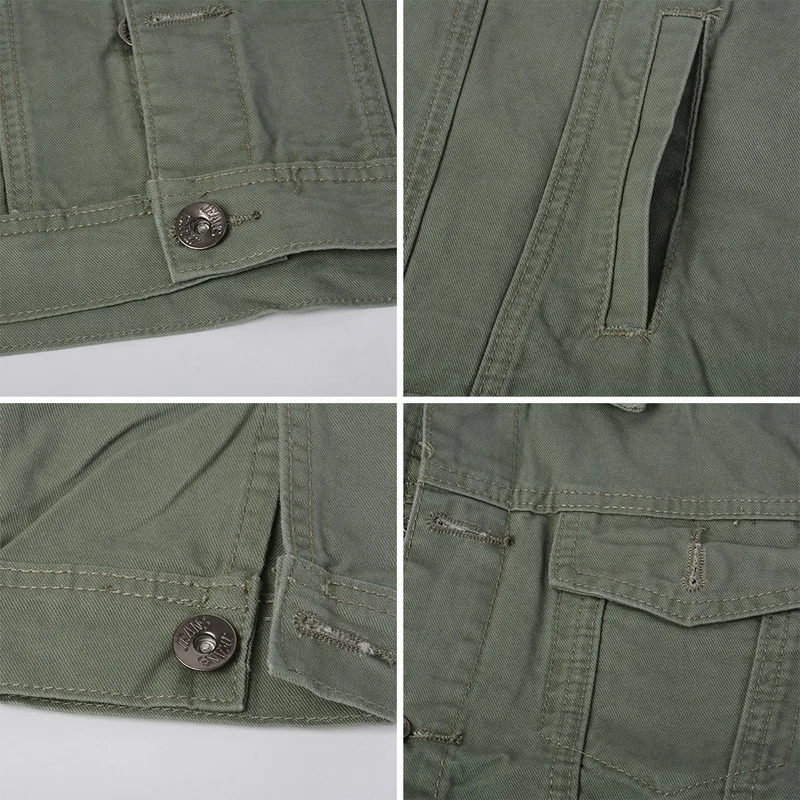 LASPERARL 2019 Весенняя Мужская джинсовая куртка больших размеров модные однотонные