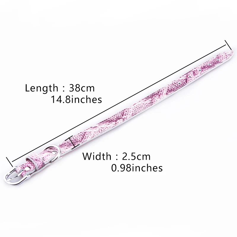 Женский ошейник для собак из натуральной кожи маленьких средних и больших