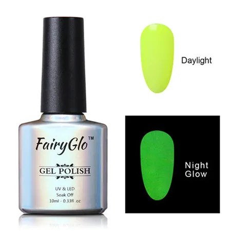 YGJ6701 FairyGlo 10 мл ночной Светящийся лак для ногтей замачиваемый УФ Светящийся лак для ногтей Гель-лак флуоресцентный Топ основа праймер чернила Shilak - Цвет: YGJ6701