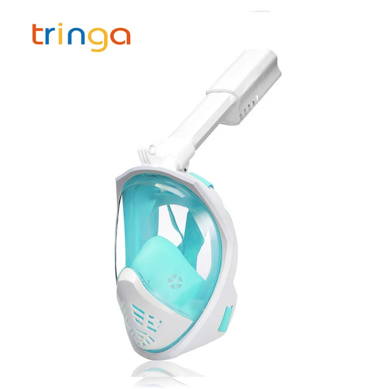 Маска для подводного плавания на все лицо незапотевающая дайвинга начинающих |