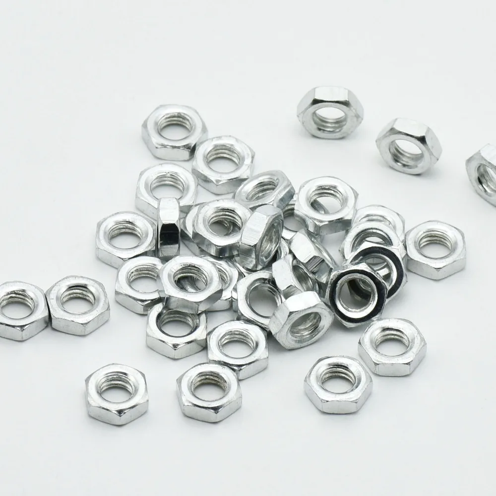 Шестигранные Гайки М6 крепежная гайка для лампы толщина 4 мм цинковый сплав 6