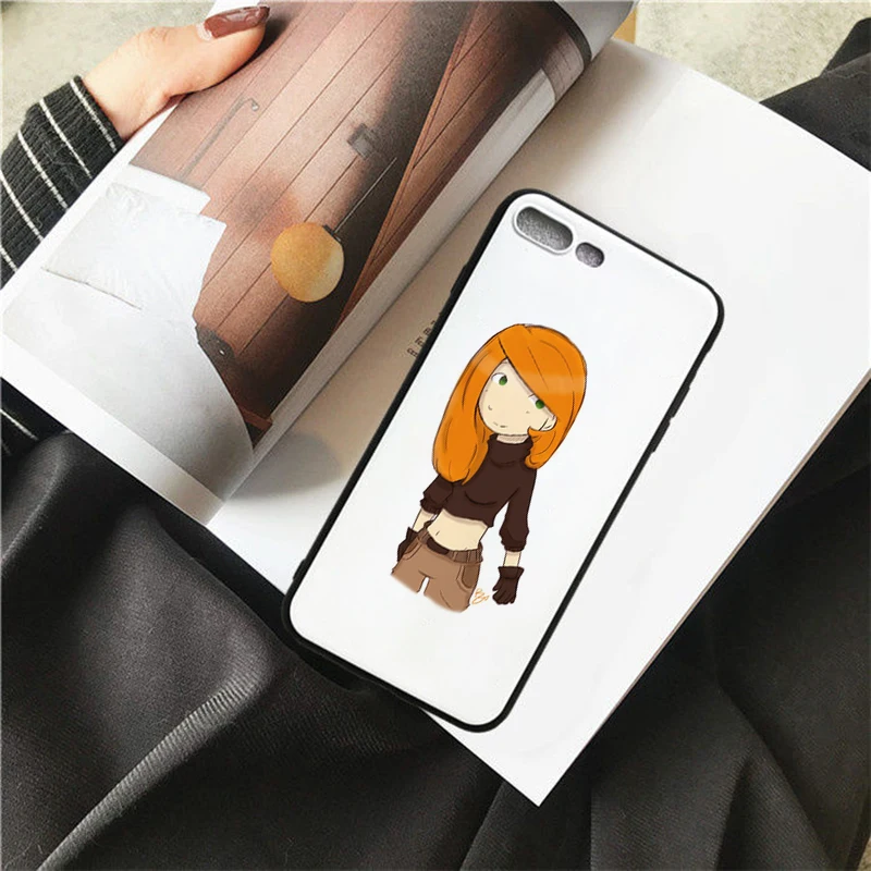Мягкий чехол для телефона HOUSTMUST kиммуникатор Ким черный iPhone 6 6s 7 8 X 5 5S SE 6plus 7plus 8plus XR