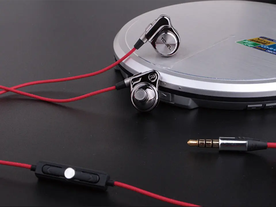 TOYETEAM TX601 Dynamic + Balanced Armature Hybrid Driver Audiophile In-ear Earphone Monitor | Электроника