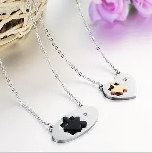 Newest And Delicate Design Pendants 316L Stainless Steel Lovers' Free Shipping 1Pair/lot | Украшения и аксессуары