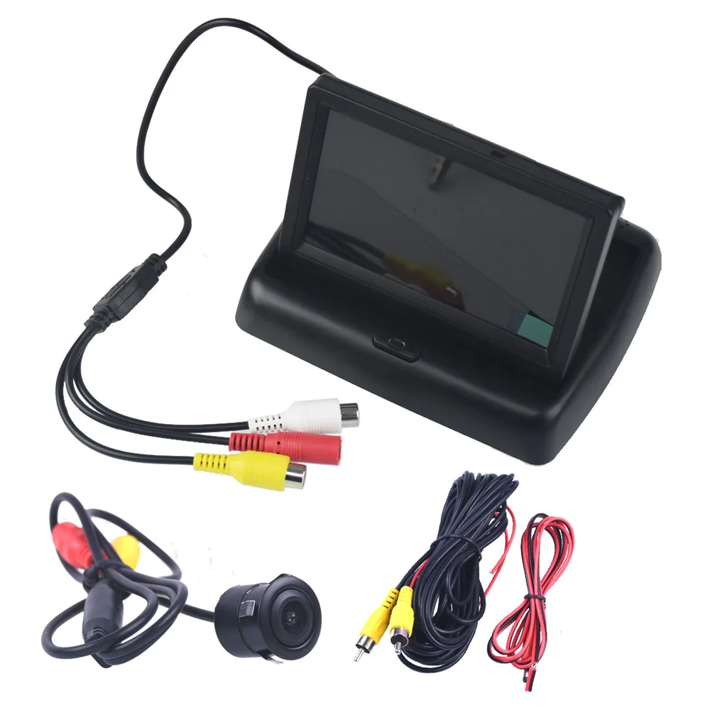 

4.3 "Color TFT LCD Folding Car Parking Assistance Monitors S DC 12V Folding Support NTSC/PAL Car Monitors With Rear View Camera
