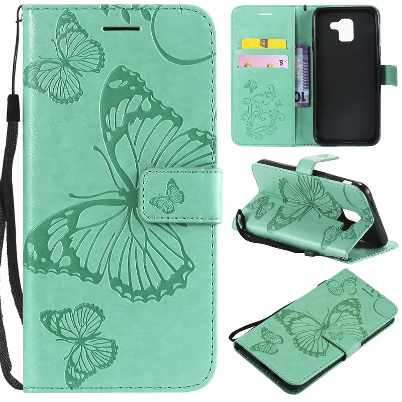 

3D Butterfly Leather Flip Wallet Case For Samsung Galaxy J8 J7 J6 J5 J4 J3 J2 J1 2016 2017 2018 Plus Prime Pro Core Phone Cover