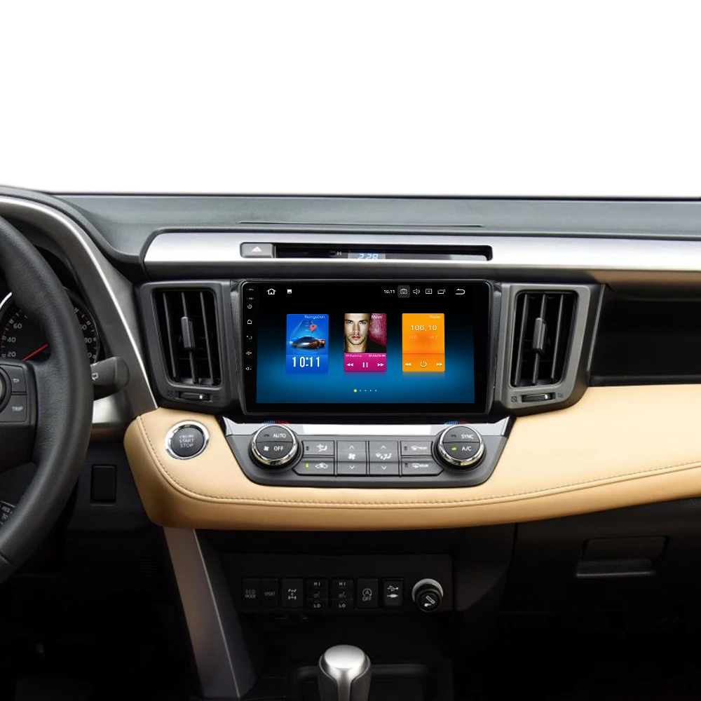 Dasaita 9 &quotIPS 2.5D Android 10 0 RHD Авторадио для Toyota RAV4 мультимедиа 2014 2015 2016 2017 2018 Встроенный