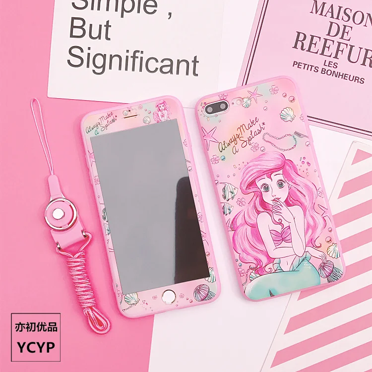 Для iphone XS Max милый Cardcaptor Sakura задний Чехол+ пленка для экрана из закаленного стекла, Девушка Мягкий чехол для iphone X XR 6 7 8plus