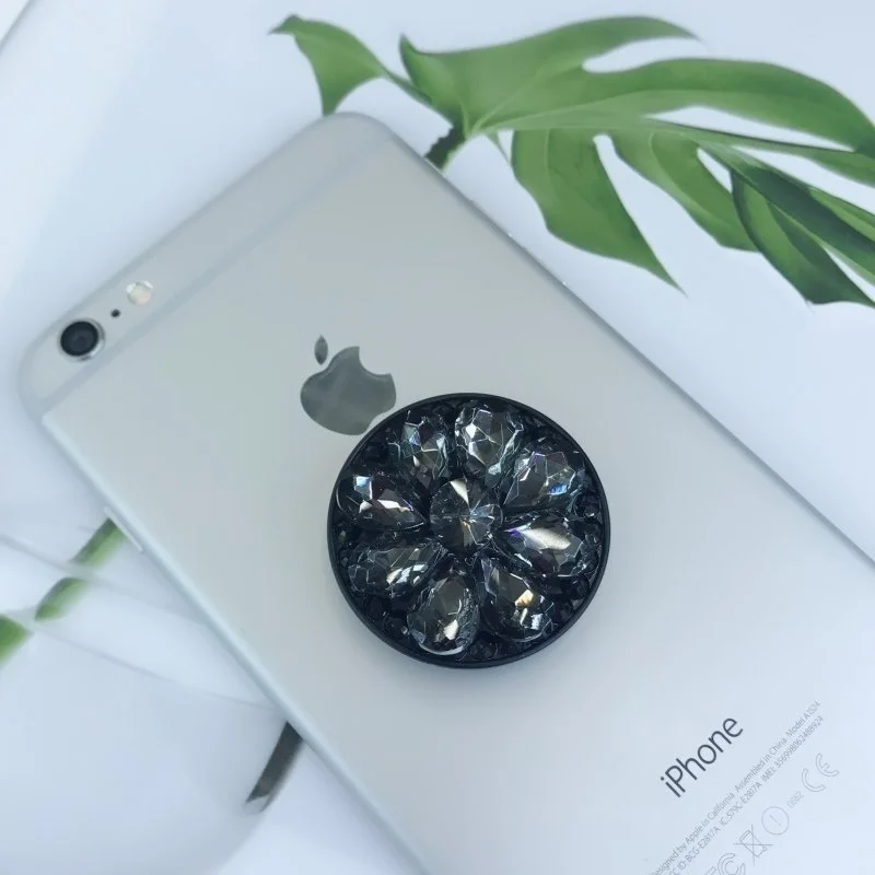 3D Diamond Phone Holder Universal Finger Phone Grip Holder Cell Phone Stand Holder Tablet Phone Ring Support Phone Bracket