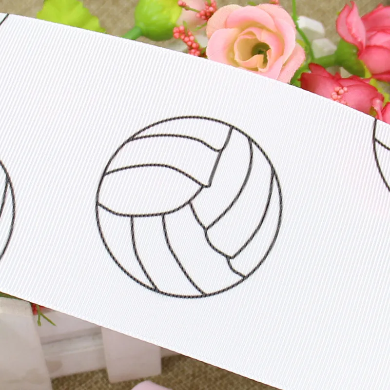 

Репсовая лента с принтом Q & N, 3 дюйма, 75 мм, 160811030, 50 ярдов/рулон