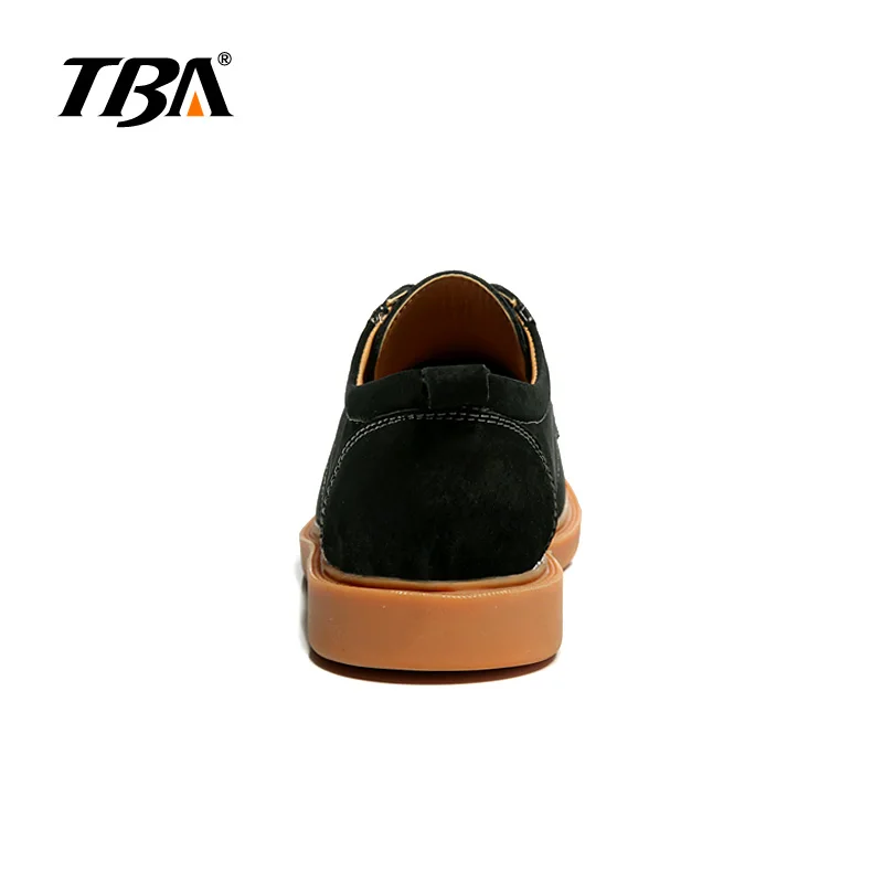 Мужская кожаная прогулочная обувь TBA 1719 черные коричневые серые высокое качество