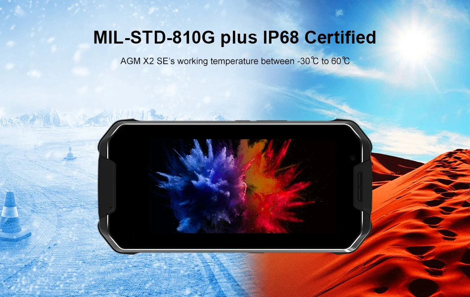 AGM X2 SE смартфон IP68 Водонепроницаемый Android мобильного телефона 5," FHD AMOLED Экран Dual SIM 16,0 Мп Камера защищенные и суперпрочные телефон