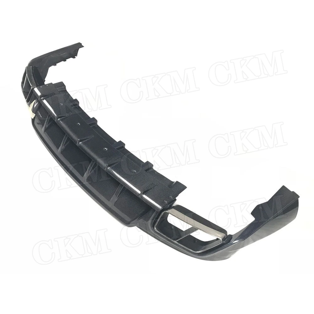 Стильный спойлер MS для заднего бампера из углеродного волокна диффузор губ