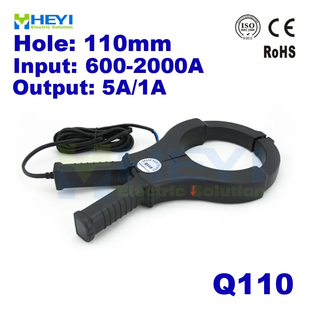 

Clamp on current transformer Q110 ratio 600/5A to 2000/5A split core current transformers 110mm for Electrical metering systems