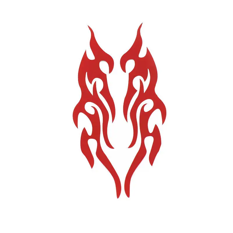 

2Pcs Universal Motorcycle Car Sticker Decal Decor Mural Vinyl Covers Flame Stickers Dual Sport bike Cruiser Bobber Chopper Atv