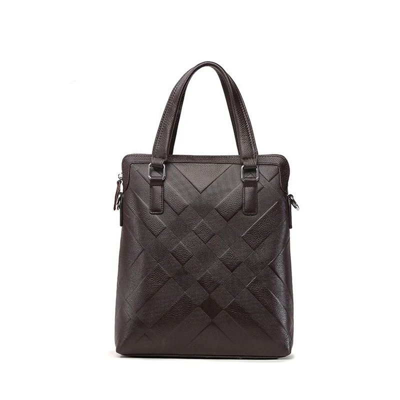 100% топ из натуральной воловьей кожи ребристая мужская сумка для отдыха деловая