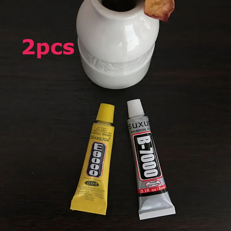 2pcs3ml B 7000 E 8000 супер клей многоцелевой эпоксидная смола B7000 DIY Ювелирные изделия