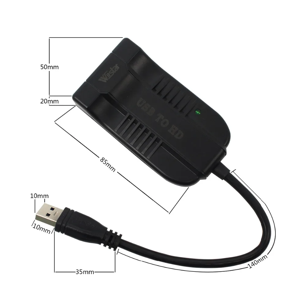 Wiistar USB 3,0 к HDMI 1080P видео кабель адаптер конвертер USB к HDMI внешняя видео карта мульти монитор адаптер для ПК ноутбука