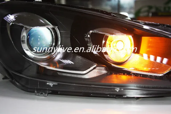 Для VW Golf 6 фары «ангельские глаза» 2010 LDV2 GTI Стиль