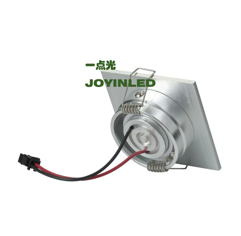 

High power led 1W 3W recessed led ceiling lamps square living room cabinet bedroom led downlights
