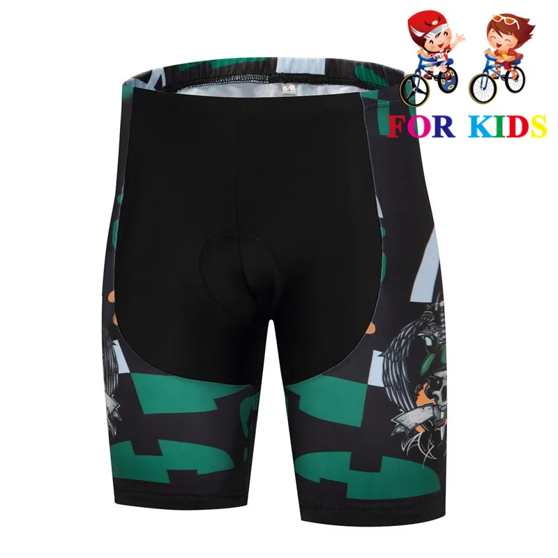 Shorts pants 1 Ciclismo для мальчиков Велосипедный спорт костюмы дети Велоспорт Джерси Детский комплект короткий рукав дышащий велосипед спортивный ко - Цвет: Shorts pants 1