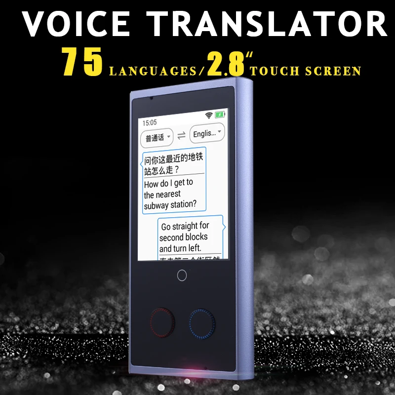 Translaty Smart Voice Translator портативный переводчик Tradutor устройство 75 многоязычный мгновенный переводчик Интеллектуальный перевод