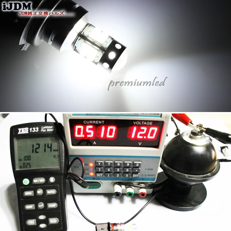 IJDM эксклюзивный дизайн ошибок супер яркий белый 10-SMD P13W светодиодный лампы для 2008-2012 Audi A4 Q5 Габаритные огни