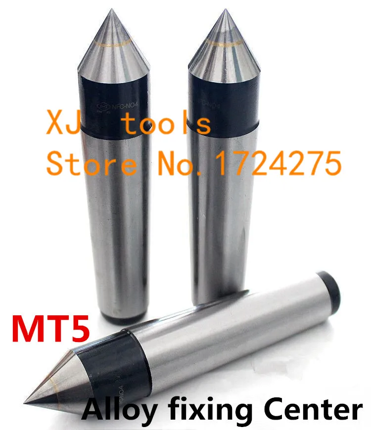 1 PCS Lathes Tailstock Machine Tool MT5 Morse Taper Alloy Solid Dead Center Drilling Lathe machine Support the Tailstock End